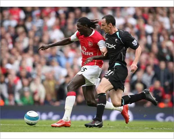 Emmanuel Adebayor (Arsenal) Andrew O Brien (Bolton)