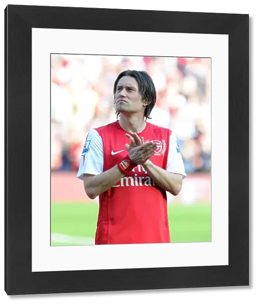 Tomas Rosicky (Arsenal). Arsenal 3: 0 Aston Villa. Barclays Premier League