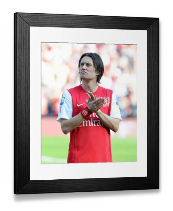 Framed Print : Tomas Rosicky (Arsenal). Arsenal 3: 0 Aston Villa. Barclays Premier League Framed Print : Tomas Rosicky (Arsenal). Arsenal 3: 0 Aston Villa. Barclays Premier League