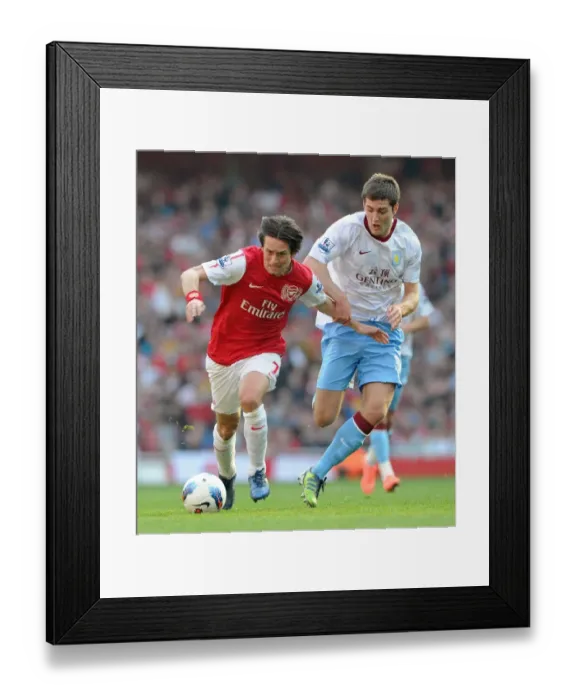 Framed Print : Arsenal Triumphs 3-0 over Aston Villa: Rosicky's Brilliance at Emirates Stadium, Premier League 2012 Framed Print : Arsenal Triumphs 3-0 over Aston Villa: Rosicky's Brilliance at Emirates Stadium, Premier League 2012