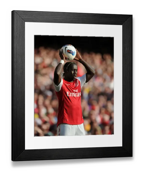Framed Print : Arsenal Triumphs 3:0 over Aston Villa in Premier League: Bacary Sagna's Brilliant Performance at Emirates Stadium, March 24, 2012 Framed Print : Arsenal Triumphs 3:0 over Aston Villa in Premier League: Bacary Sagna's Brilliant Performance at Emirates Stadium, March 24, 2012