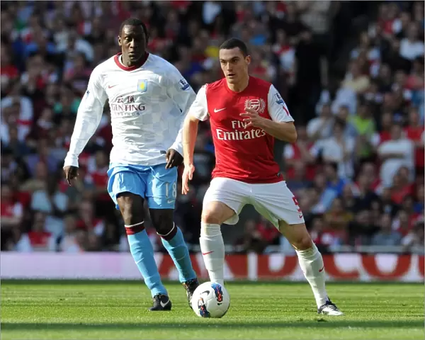 Thomas Vermaelen (Arsenal) Emile Heskey (Villa). Arsenal 3: 0 Aston Villa
