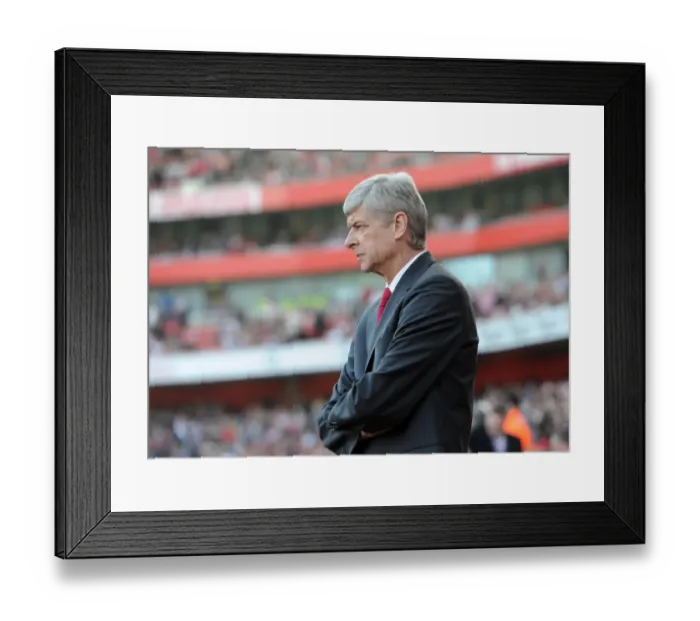 Framed Print : Arsene Wenger Leads Arsenal to 3:0 Victory over Aston Villa in Premier League, Emirates Stadium (2012) Framed Print : Arsene Wenger Leads Arsenal to 3:0 Victory over Aston Villa in Premier League, Emirates Stadium (2012)