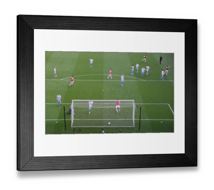 Framed Print : Mikel Arteta's Hat-Trick: Arsenal's Victory Over Aston Villa (2011-12)