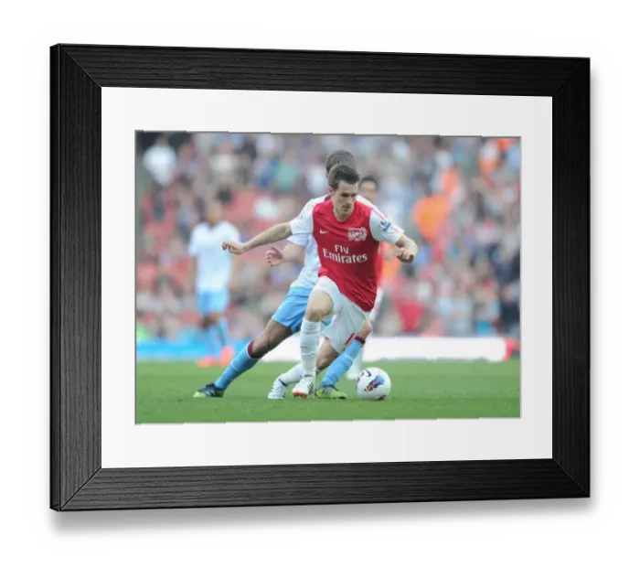 Framed Print : Arsenal vs Aston Villa: Premier League Showdown at Emirates Stadium (2011-12)