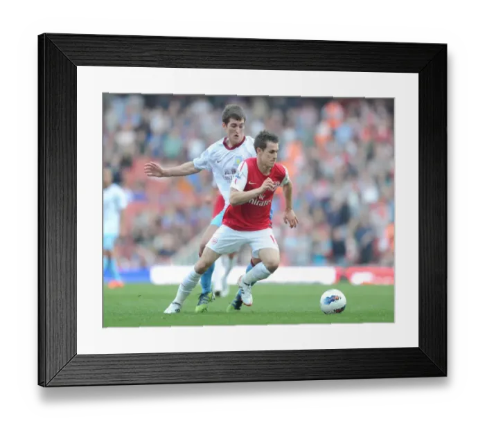 Framed Print : Arsenal vs Aston Villa: Premier League Showdown at Emirates Stadium (2011-12)