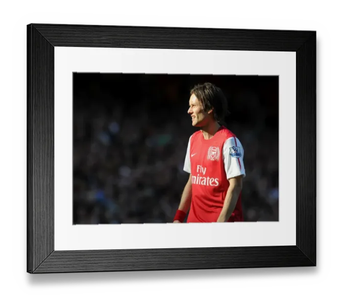 Framed Print : Arsenal vs Aston Villa: Premier League Showdown at Emirates Stadium (2011-12)