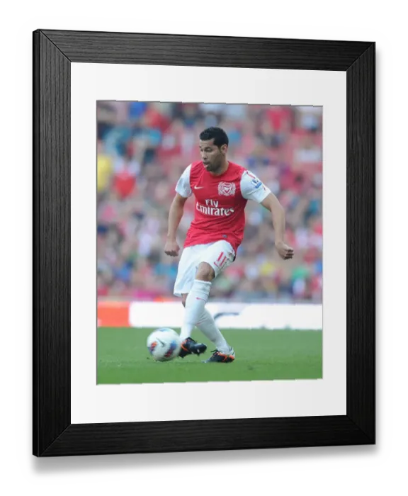 Framed Print : Arsenal vs Aston Villa: Premier League Showdown at Emirates Stadium (2011-12)