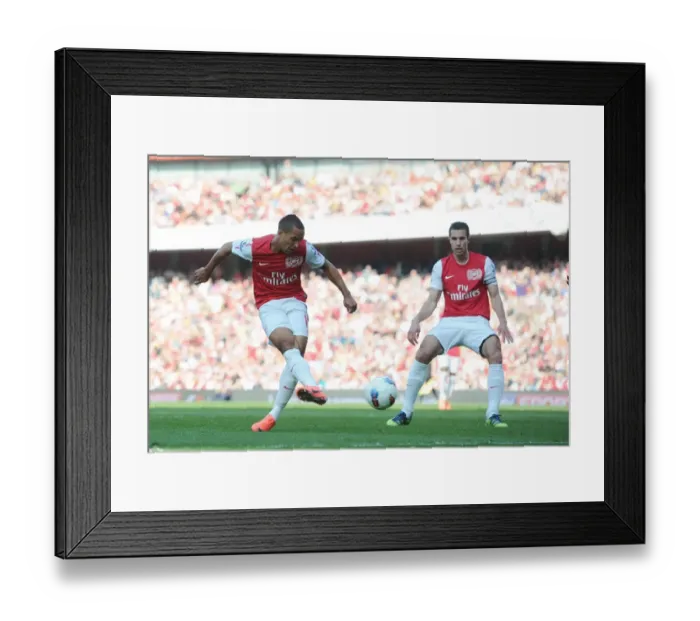 Framed Print : Arsenal vs Aston Villa: Premier League Showdown at Emirates Stadium (2011-12) Framed Print : Arsenal vs Aston Villa: Premier League Showdown at Emirates Stadium (2011-12)