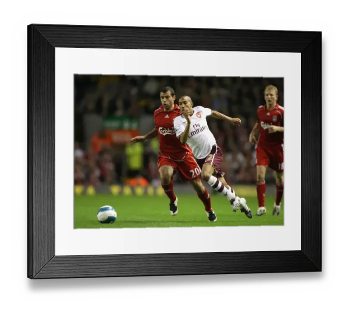 Framed Print : Clash of Titans: Gael Clichy vs. Javier Mascherano - Liverpool vs. Arsenal, Barclays Premier League Framed Print : Clash of Titans: Gael Clichy vs. Javier Mascherano - Liverpool vs. Arsenal, Barclays Premier League