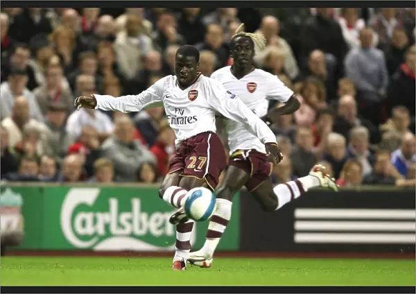 Emmanuel Eboue and Bacary Sagna (Arsenal)
