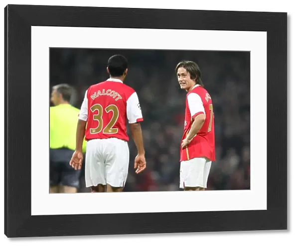 Theo Walcott and Tomas Rosicky (Arsenal)