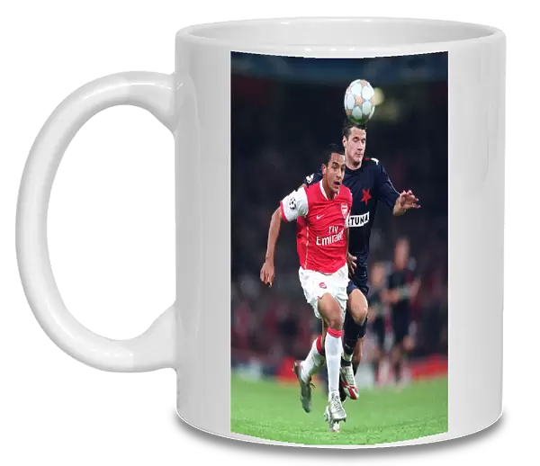 Theo Walcott (Arsenal) Daniel Pudil (Slavia)