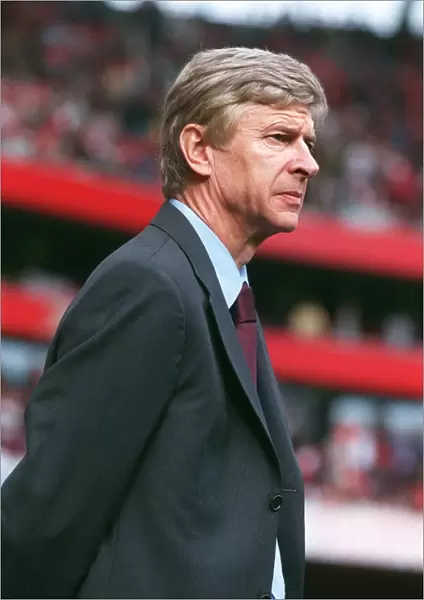 Arsene Wenger the Arsenal Manager before the match