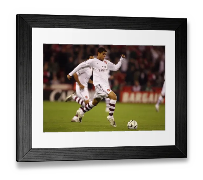 Framed Print : Denilson's Dominance: Arsenal Crushes Sheffield United 3-0 in Carling Cup Framed Print : Denilson's Dominance: Arsenal Crushes Sheffield United 3-0 in Carling Cup