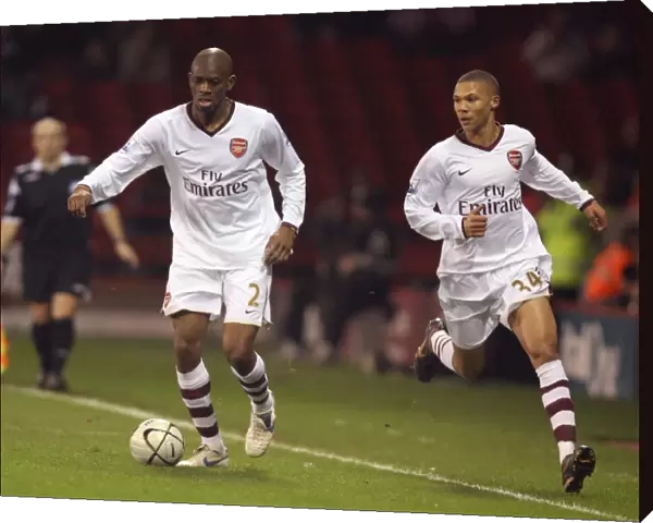 Abou Diaby and Kieran Gibbs (Arsenal)