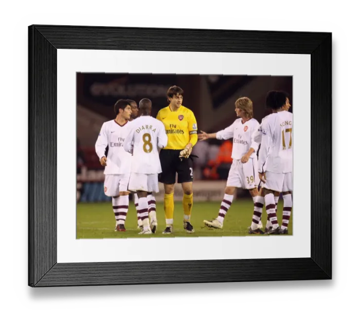 Framed Print : Lukasz Fabianski (Arsenal) at the end of the match Framed Print : Lukasz Fabianski (Arsenal) at the end of the match