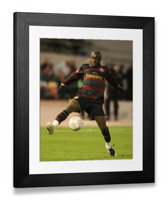 Framed Print : Arsenal's Lassana Diarra Shines as Gunners Keep Slavia Prague Scoreless in UEFA Champions League Group H Framed Print : Arsenal's Lassana Diarra Shines as Gunners Keep Slavia Prague Scoreless in UEFA Champions League Group H