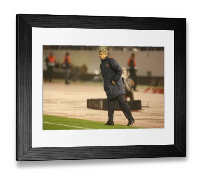 Framed Print : Arsenal manager Arsene Wenger