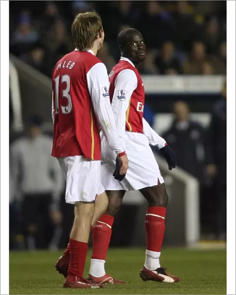 Emmanuel Eboue and Alex Hleb (Arsenal)