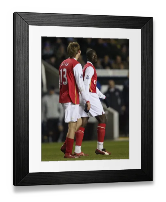Framed Print : Emmanuel Eboue and Alex Hleb (Arsenal) Framed Print : Emmanuel Eboue and Alex Hleb (Arsenal)