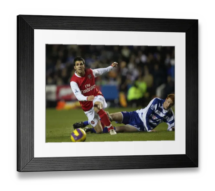 Framed Print : Cesc Fabregas Shines as Arsenal Overpowers Reading: 3-1 Barclays Premier League Triumph