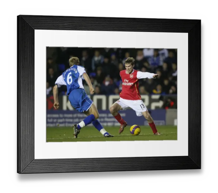Framed Print : Alex Hleb (Arsenal) Brynjar Gunnarsson (Reading) Framed Print : Alex Hleb (Arsenal) Brynjar Gunnarsson (Reading)