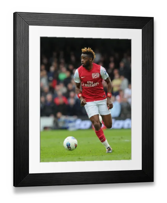 Framed Print : Alex Song in Action: Arsenal vs. Queens Park Rangers, Premier League 2011-12 Framed Print : Alex Song in Action: Arsenal vs. Queens Park Rangers, Premier League 2011-12