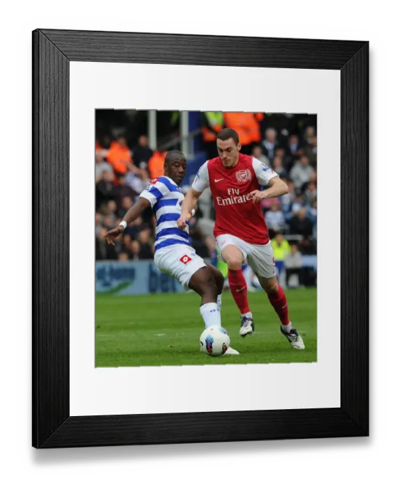 Framed Print : Thomas Vermaelen vs. Samba Diakite: A Battle in the Premier League Framed Print : Thomas Vermaelen vs. Samba Diakite: A Battle in the Premier League