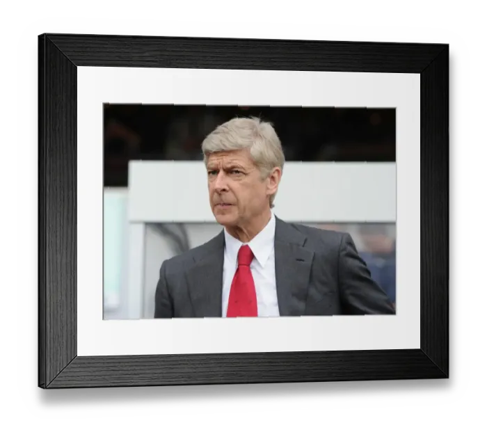 Framed Print : Arsene Wenger's Pre-Match Intensity: Queens Park Rangers (2011-12)