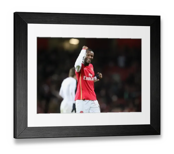Framed Print : Gallas's Triumph: Arsenal 2-0 Wigan Athletic