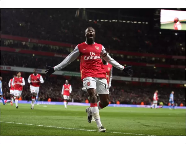 Gallas's Thrilling Goal: Arsenal Takes a 2-0 Lead Over Wigan Athletic in the Premier League