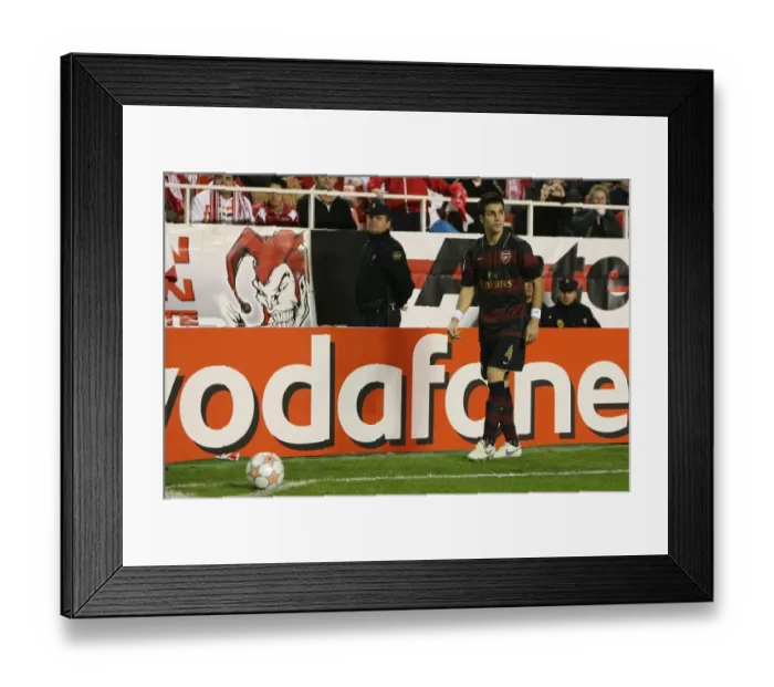 Framed Print : Cesc Fabregas: Masterminding Arsenal's UEFA Champions League Victory in Seville, 2007 Framed Print : Cesc Fabregas: Masterminding Arsenal's UEFA Champions League Victory in Seville, 2007
