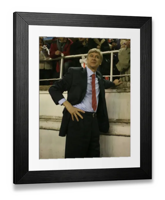 Framed Print : Arsene Wenger's Victory: Arsenal's 3-1 Triumph Over Sevilla in the UEFA Champions League, 2007