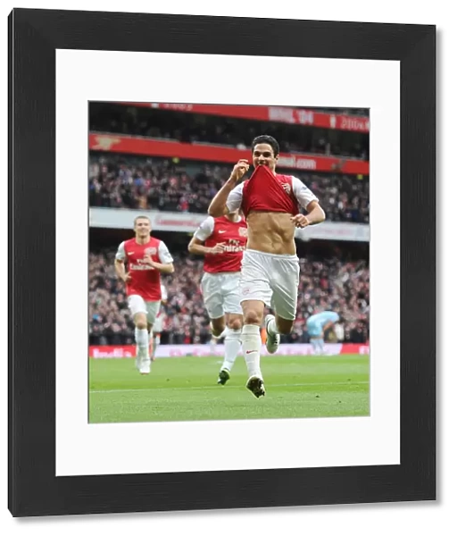 Mikel Arteta's Goal: Arsenal vs Manchester City, Premier League 2011-12