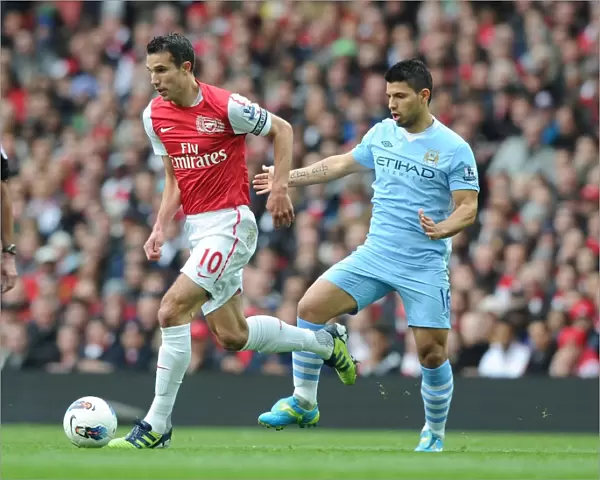 Van Persie Outsmarts Aguero: Thrilling Showdown Between Arsenal and Manchester City (2011-12)