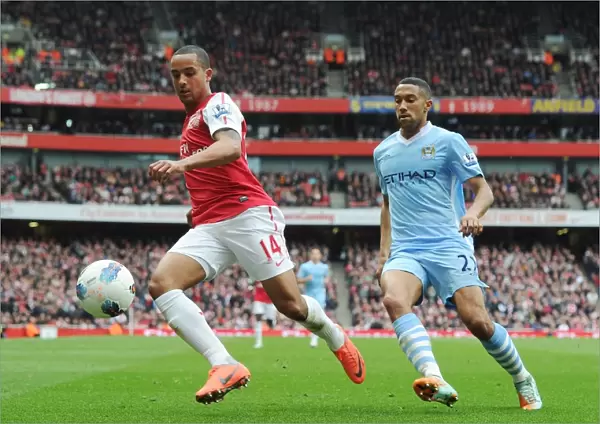 Theo Walcott Dashes Past Gael Clichy: Arsenal vs Manchester City, Premier League 2011-12