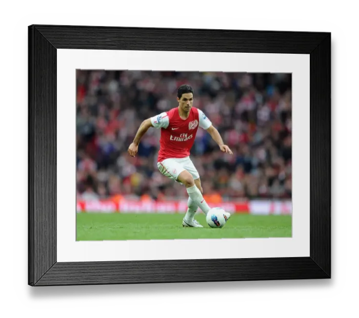 Framed Print : Mikel Arteta's Game-Winning Goal: Arsenal 1:0 Manchester City