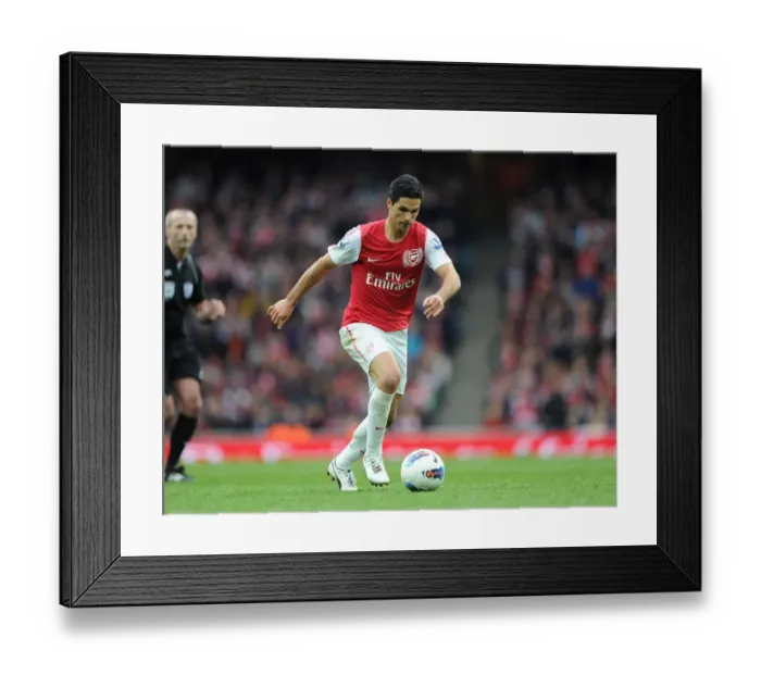 Framed Print : Mikel Arteta on his way to scoring Arsenals goal. Arsenal 1: 0 Manchester City Framed Print : Mikel Arteta on his way to scoring Arsenals goal. Arsenal 1: 0 Manchester City