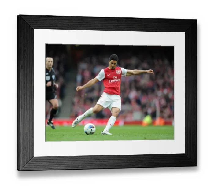 Framed Print : Mikel Arteta's Game-Winning Goal: Arsenal vs Manchester City, Premier League 2011-12 Framed Print : Mikel Arteta's Game-Winning Goal: Arsenal vs Manchester City, Premier League 2011-12