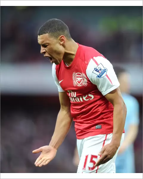 Alex Oxlade-Chamberlain in Action: Arsenal vs Manchester City, Premier League 2011-12