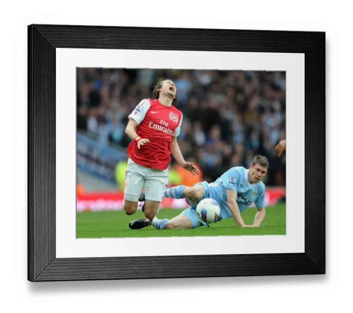 Framed Print : Arsenal's Rosicky Scores Winner: 1-0 Victory Over Milner's Manchester City, BPL 2012 Framed Print : Arsenal's Rosicky Scores Winner: 1-0 Victory Over Milner's Manchester City, BPL 2012