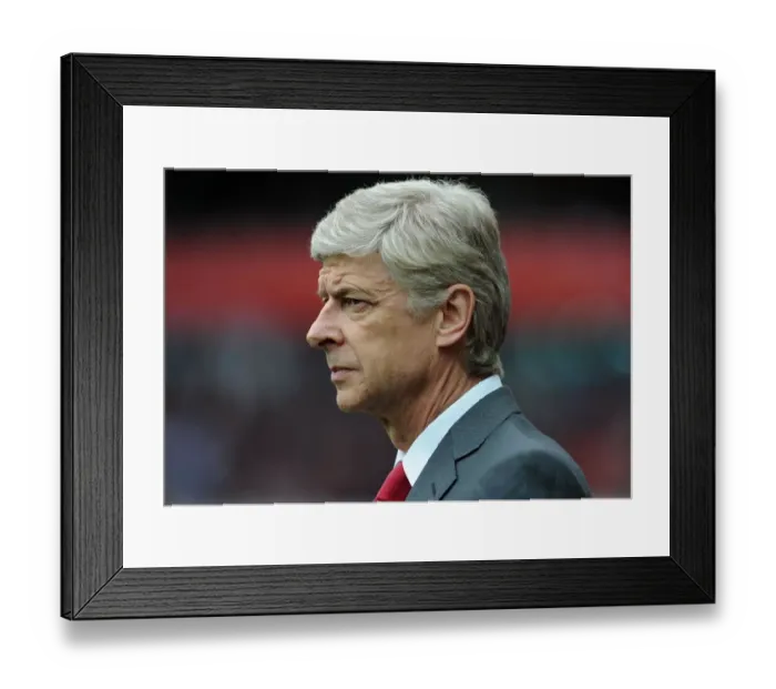 Framed Print : Arsene Wenger Leads Arsenal Against Manchester City, April 2012 Framed Print : Arsene Wenger Leads Arsenal Against Manchester City, April 2012