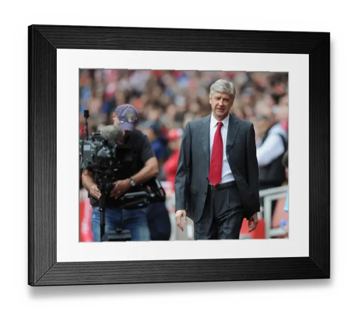 Framed Print : Arsene Wenger Leads Arsenal Against Manchester City, April 2012 Framed Print : Arsene Wenger Leads Arsenal Against Manchester City, April 2012