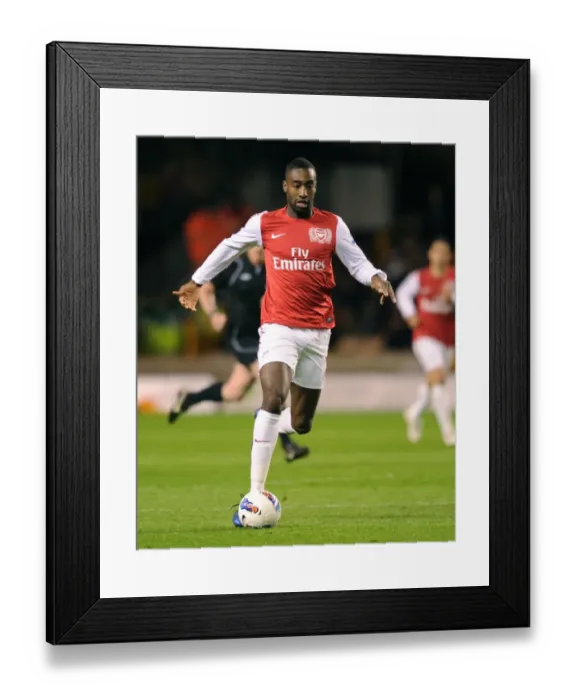 Framed Print : Johan Djourou Focuses in Wolverhampton Wanderers vs Arsenal Premier League Clash (2011-12) Framed Print : Johan Djourou Focuses in Wolverhampton Wanderers vs Arsenal Premier League Clash (2011-12)