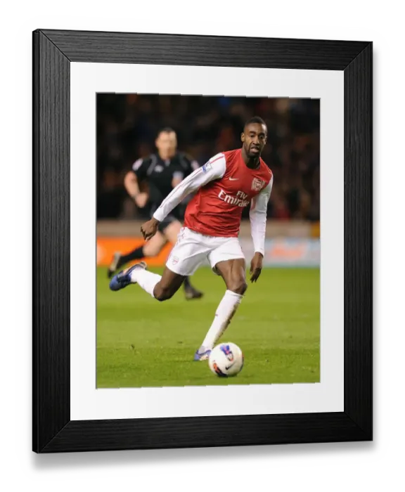 Framed Print : Johan Djourou in Action: Wolverhampton Wanderers vs. Arsenal, Premier League 2011-2012 Framed Print : Johan Djourou in Action: Wolverhampton Wanderers vs. Arsenal, Premier League 2011-2012