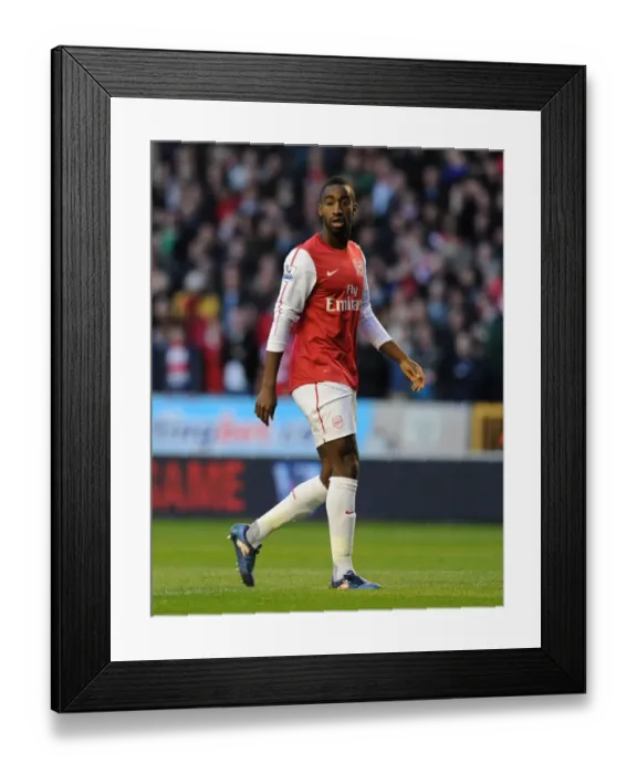 Framed Print : Johan Djourou: Arsenal Star in Action Against Wolverhampton Wanderers, Premier League 2011-2012