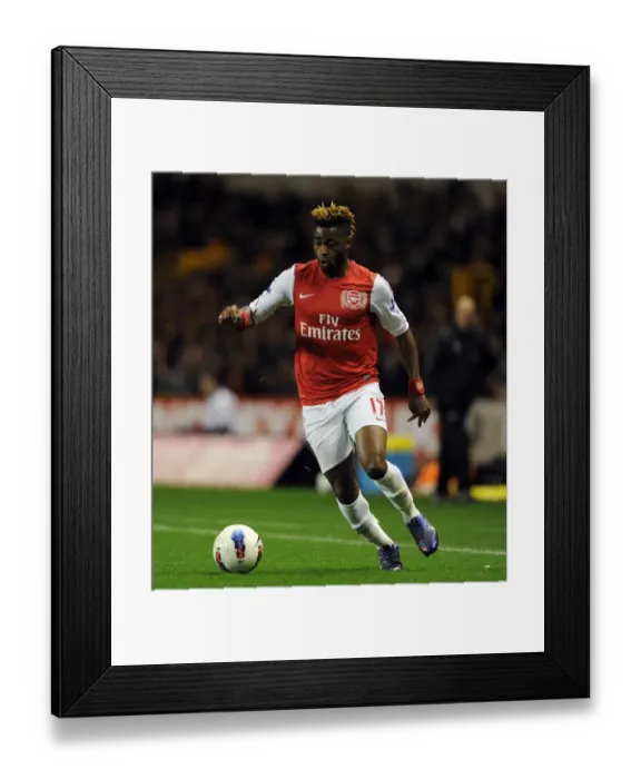 Framed Print : Alex Song in Action: Arsenal vs. Wolverhampton Wanderers, Premier League 2011-12 Framed Print : Alex Song in Action: Arsenal vs. Wolverhampton Wanderers, Premier League 2011-12