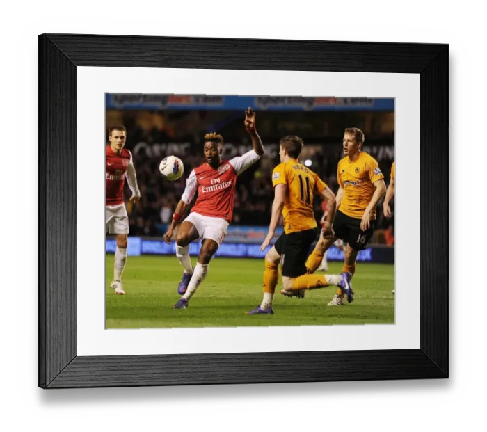 Framed Print : Clash of Titans: Alex Song vs. Stephen Ward - Wolverhampton Wanderers vs. Arsenal, Premier League, 2012 Framed Print : Clash of Titans: Alex Song vs. Stephen Ward - Wolverhampton Wanderers vs. Arsenal, Premier League, 2012