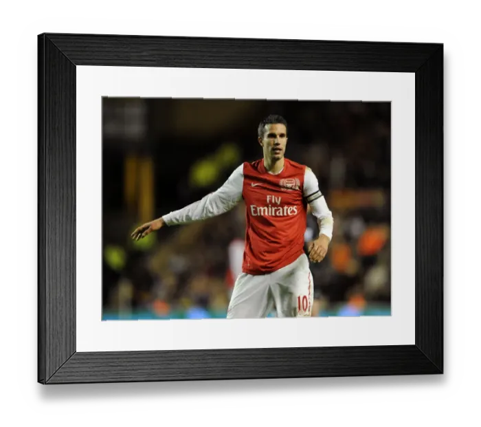 Framed Print : Robin van Persie in Action: Arsenal's Star Striker vs. Wolverhampton Wanderers, Premier League 2011-12 Framed Print : Robin van Persie in Action: Arsenal's Star Striker vs. Wolverhampton Wanderers, Premier League 2011-12